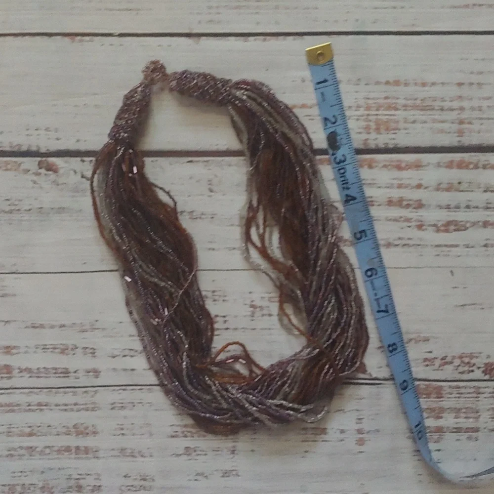TWISTED SEED BEAD NECKLACE